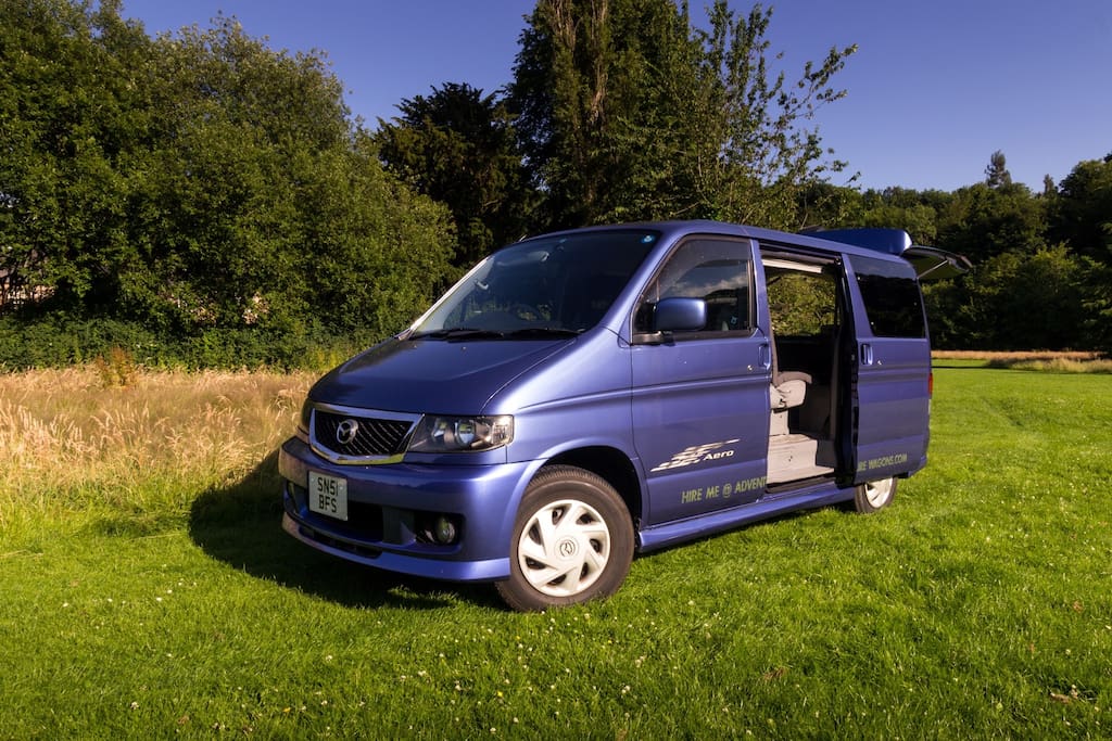 fun mazda bongo camper van adventure in midlothian