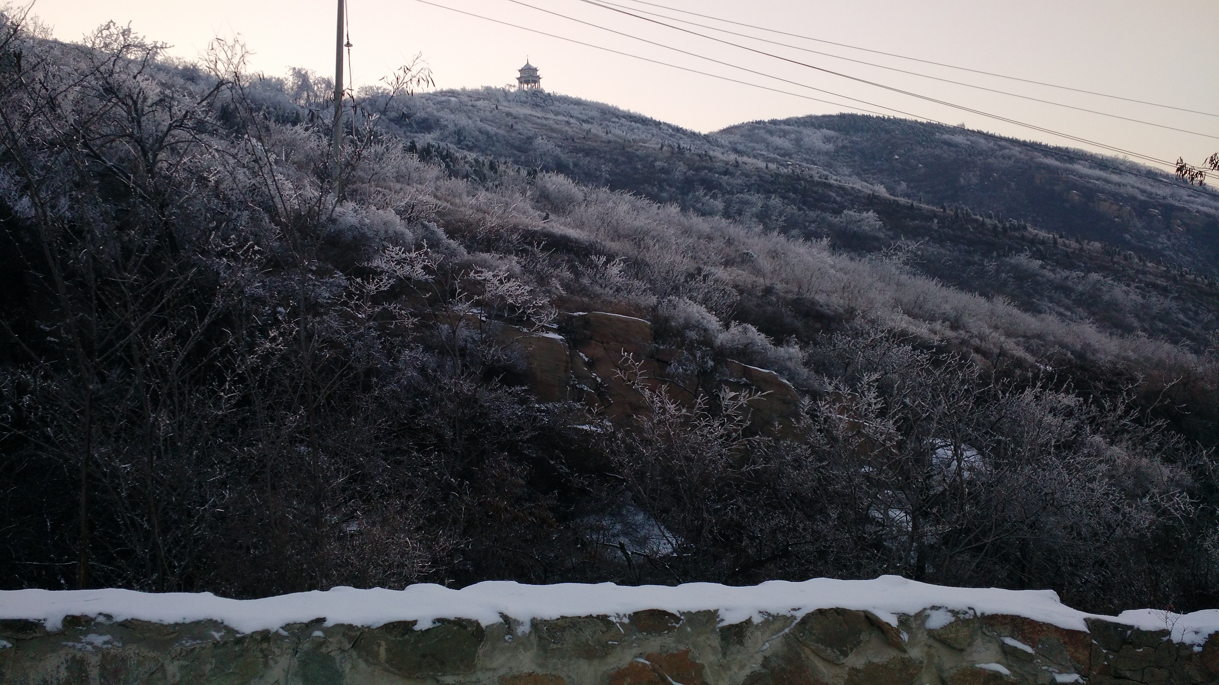 封龙山雪景
