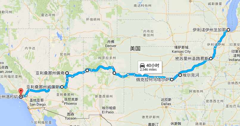 塔尔萨- 俄克拉荷马 州埃尔克城:美国66号公路的起,止标识牌的具体
