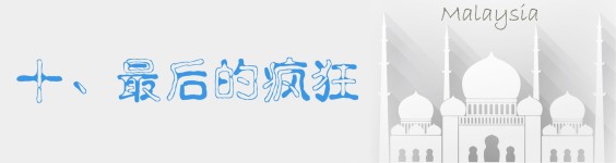 十、最后的疯狂 十、最后的疯狂