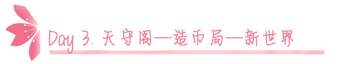 Day3. 天守阁—造币局—新世界 Day3. 天守阁—造币局—新世界